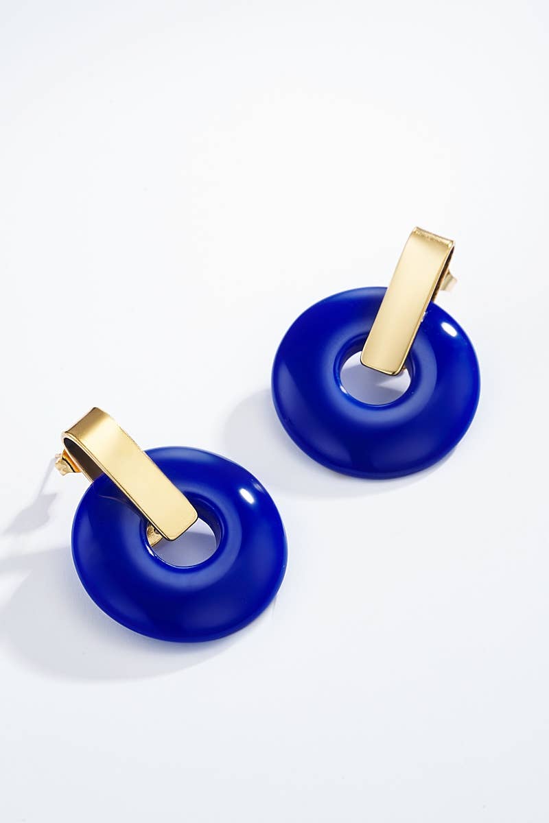 Edelstahlohrstecker rund