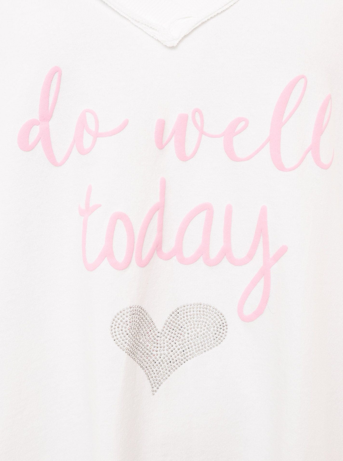 Sweater V-Neck "Do Well"