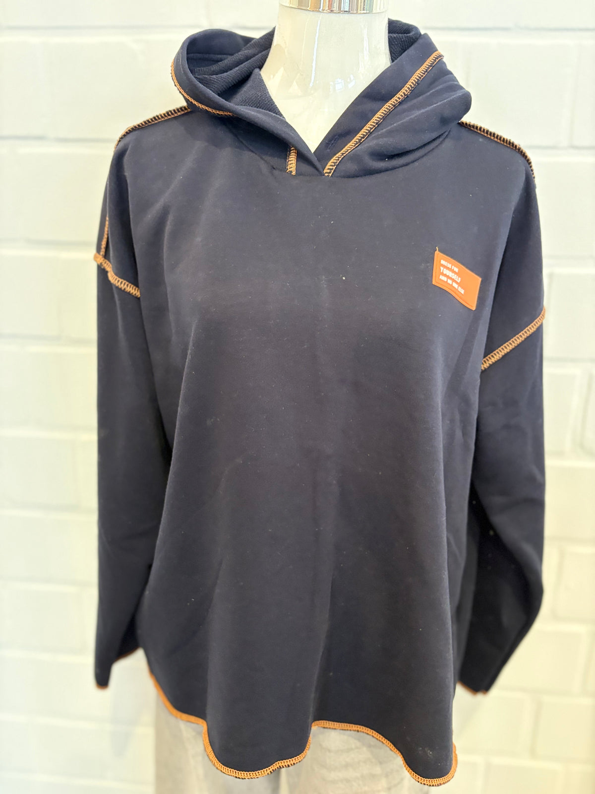 Sweatshirt Kapuze uni