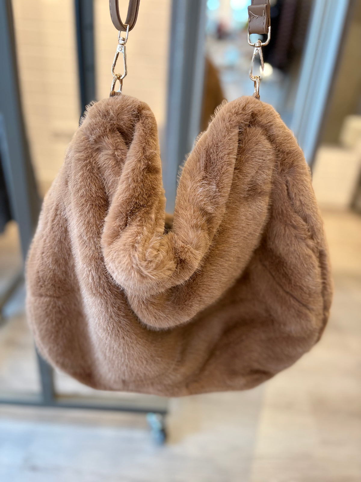 Tasche Umhängetasche Fake Fur