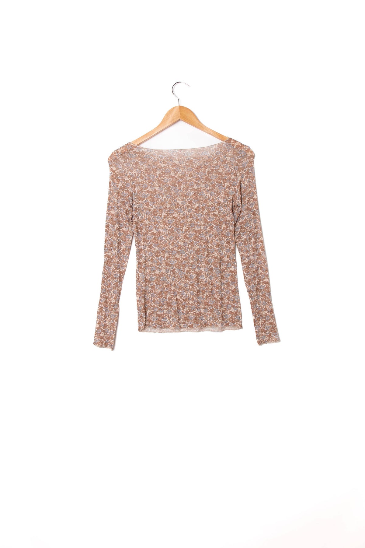 Große Größen Kaschmir-Top mit Liberty-Print