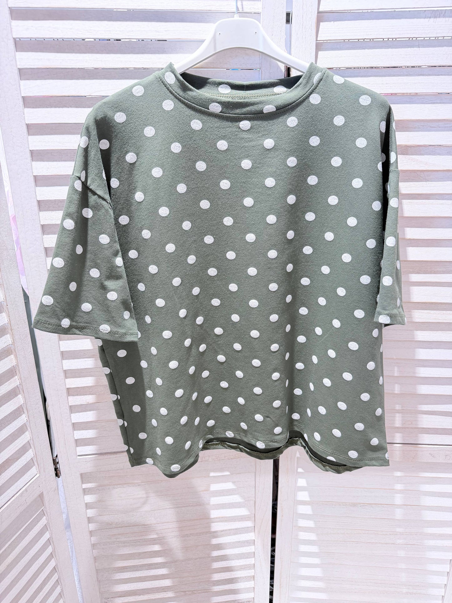 T‑Shirt mit Punkten