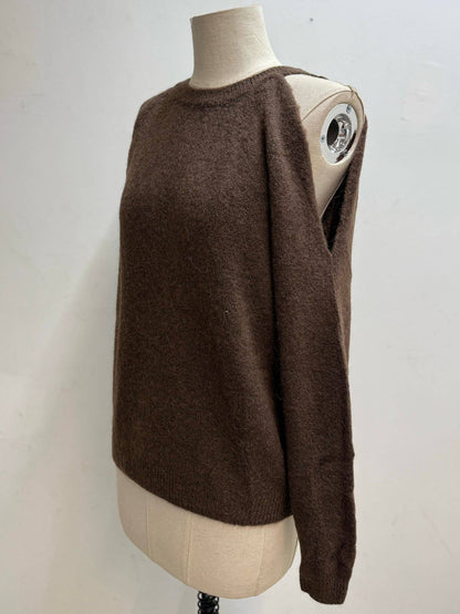 Weicher Strickpullover mit Rundhalsausschnitt und langen Ärmeln