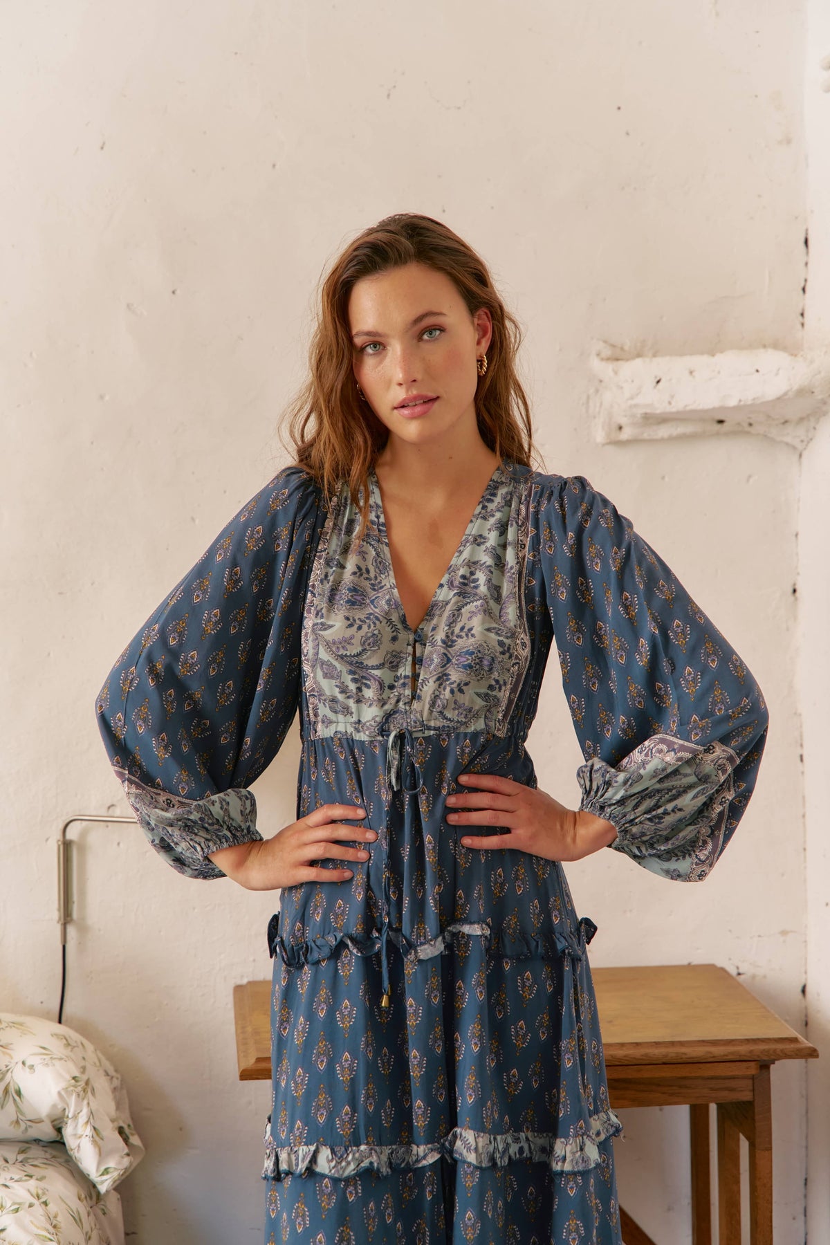 Nico Print Luciana Maxikleid