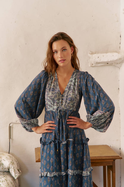Nico Print Luciana Maxikleid