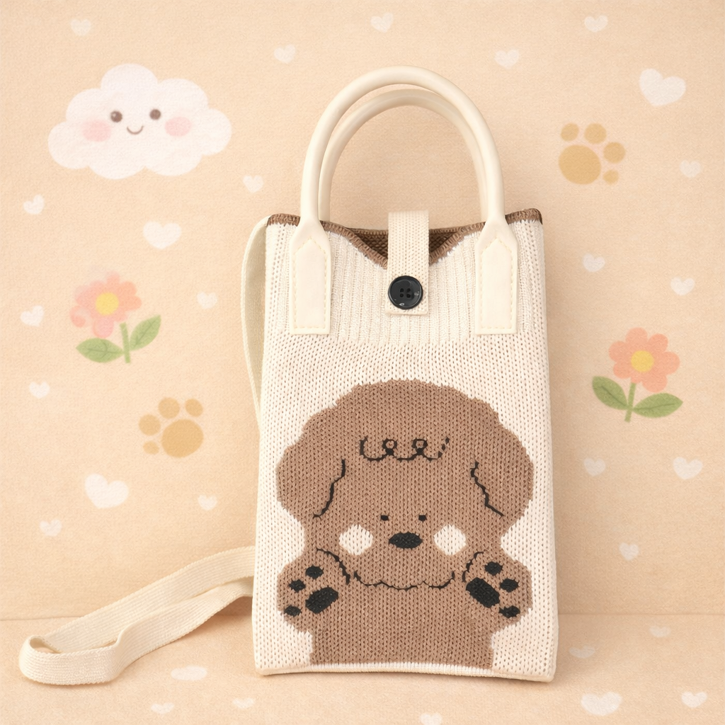Pixie Bag Pudel Hund - Kleine Handytasche