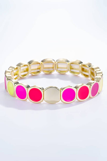 Buntes Armband mit Elastik