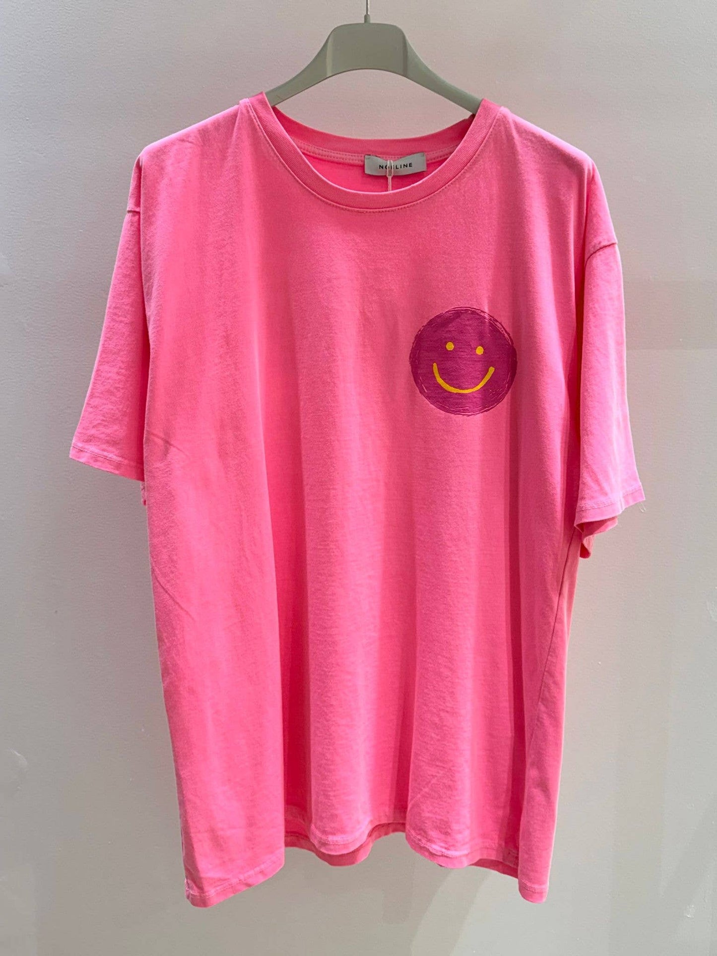 Bedrucktes T‑Shirt Damen Smiley