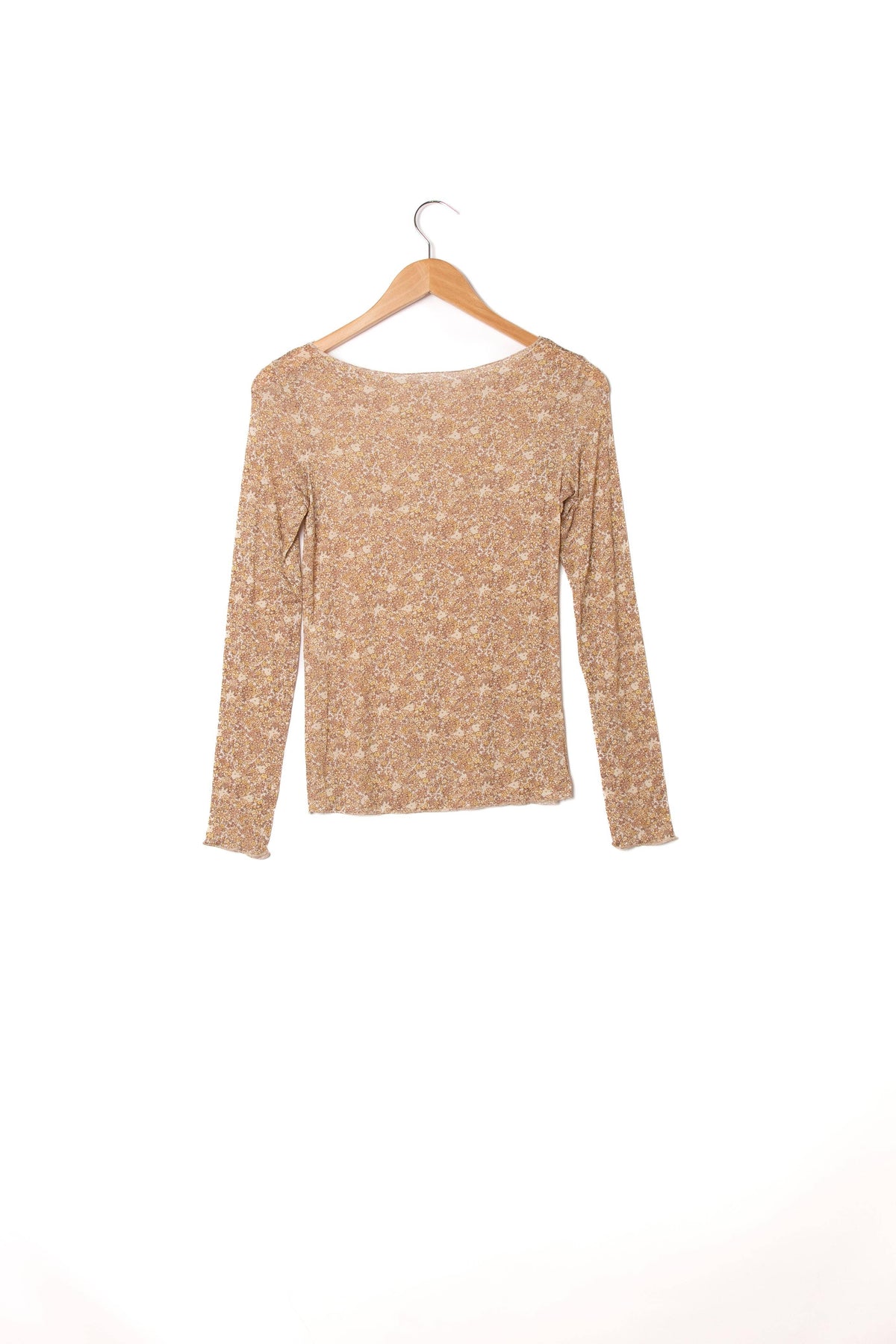 Große Größen Kaschmir-Top mit Liberty-Print