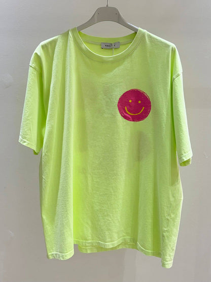 Bedrucktes T‑Shirt Damen Smiley