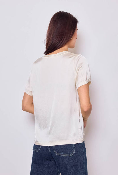 Kurzärmeliges Jersey-T-Shirt