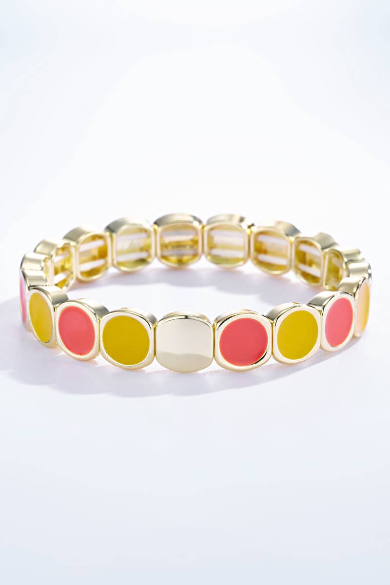 Buntes Armband mit Elastik