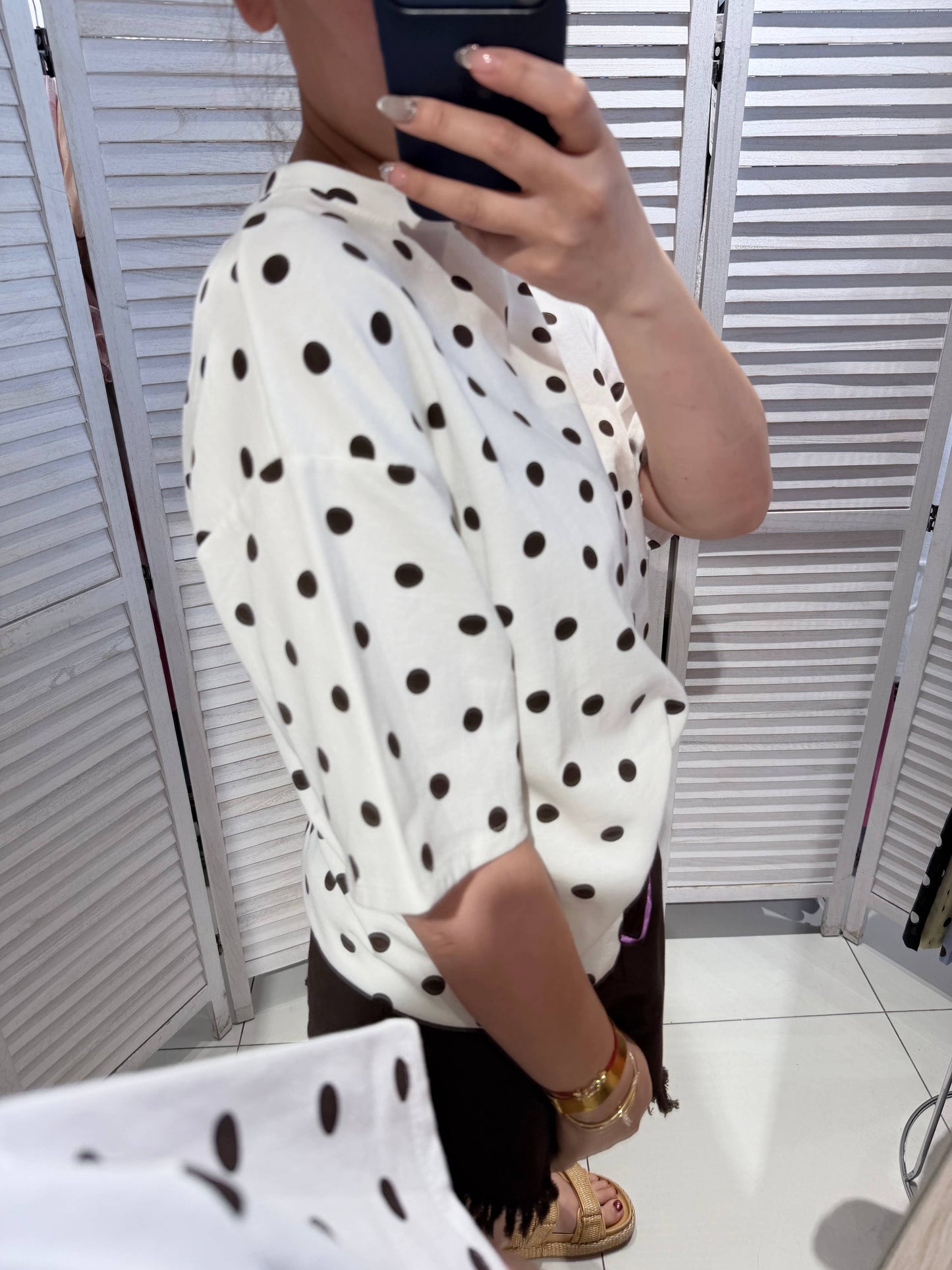 T‑Shirt mit Punkten