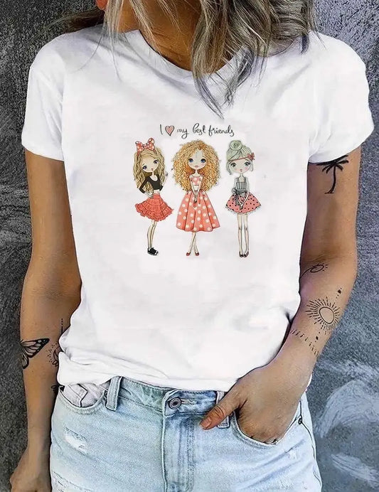 Damen T-Shirt mit Druck