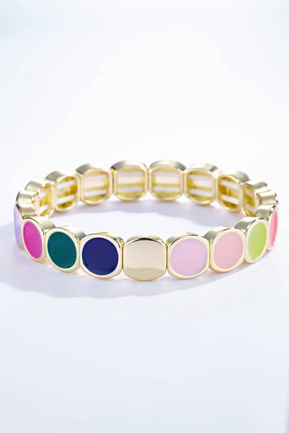 Buntes Armband mit Elastik