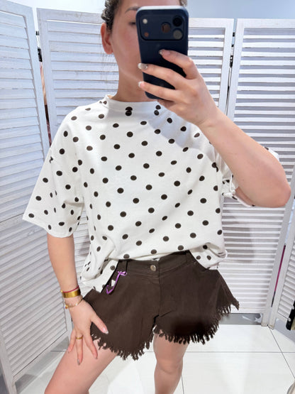 T‑Shirt mit Punkten