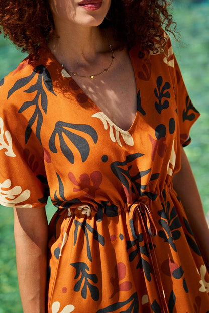 Kokkosammou Maxikleid Afrika