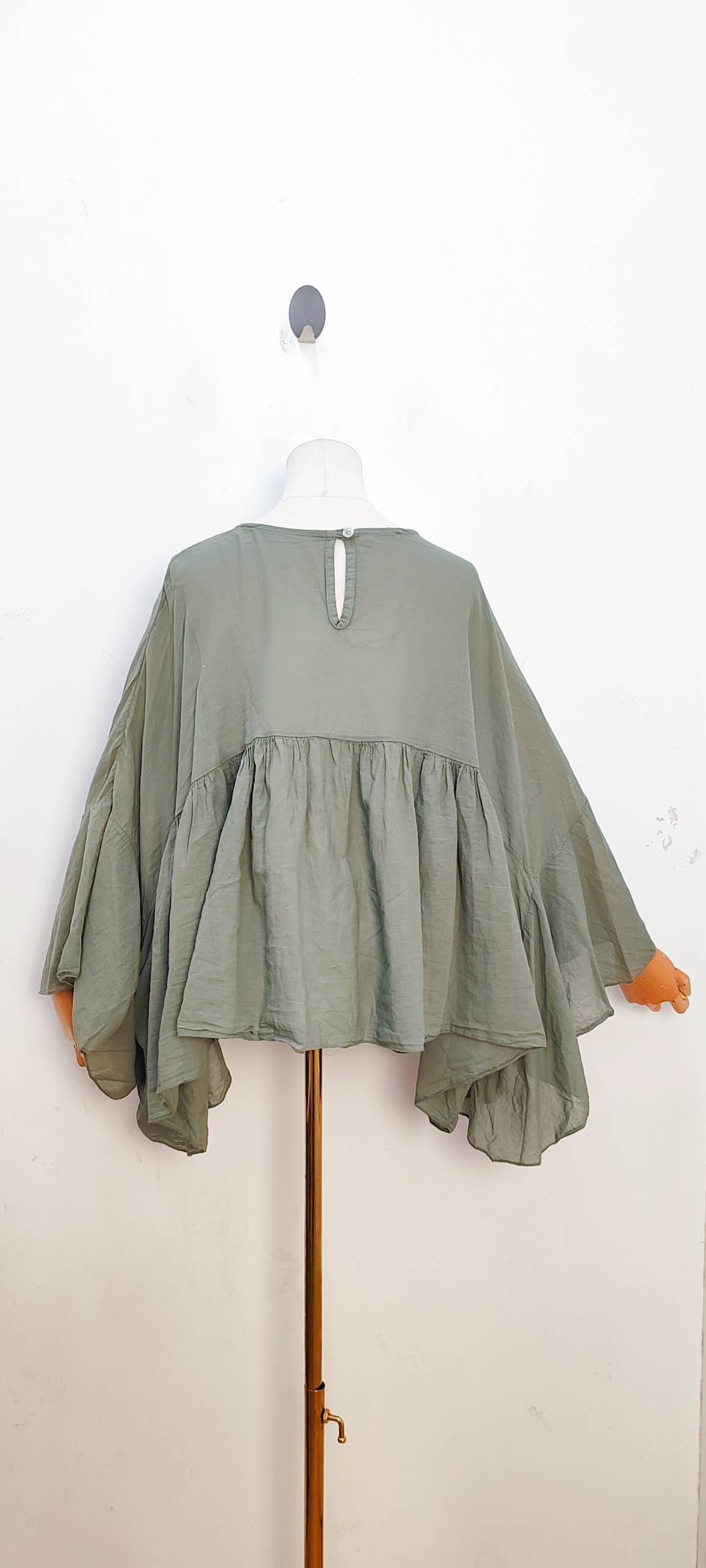 Bluse Oversized Fledermausärmel
