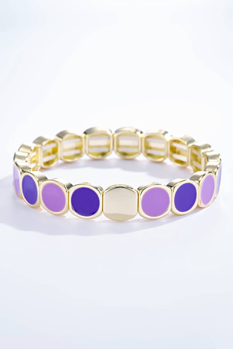 Buntes Armband mit Elastik