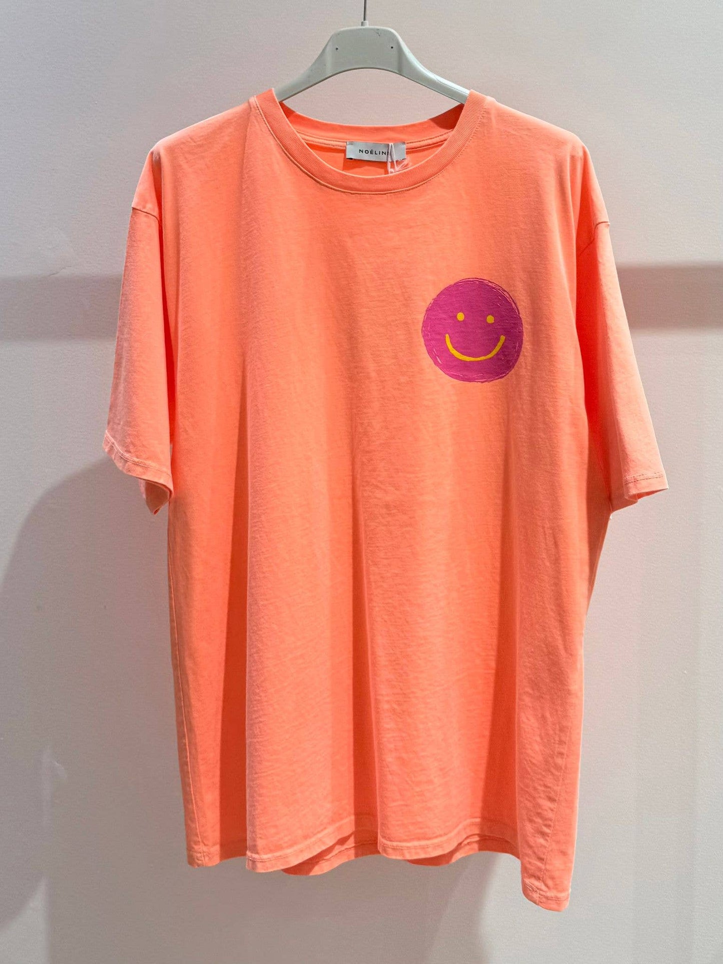 Bedrucktes T‑Shirt Damen Smiley