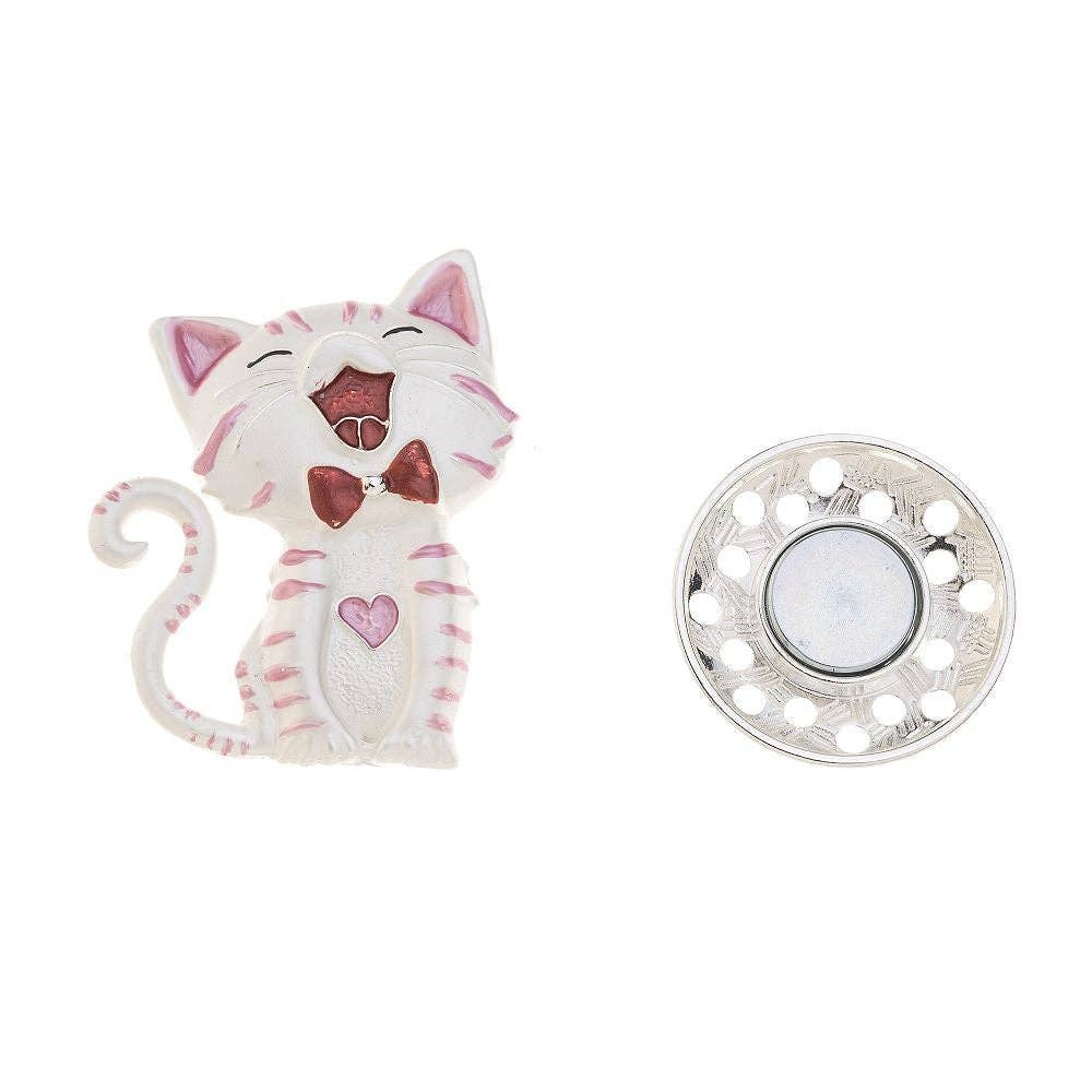 Brosche - Katze