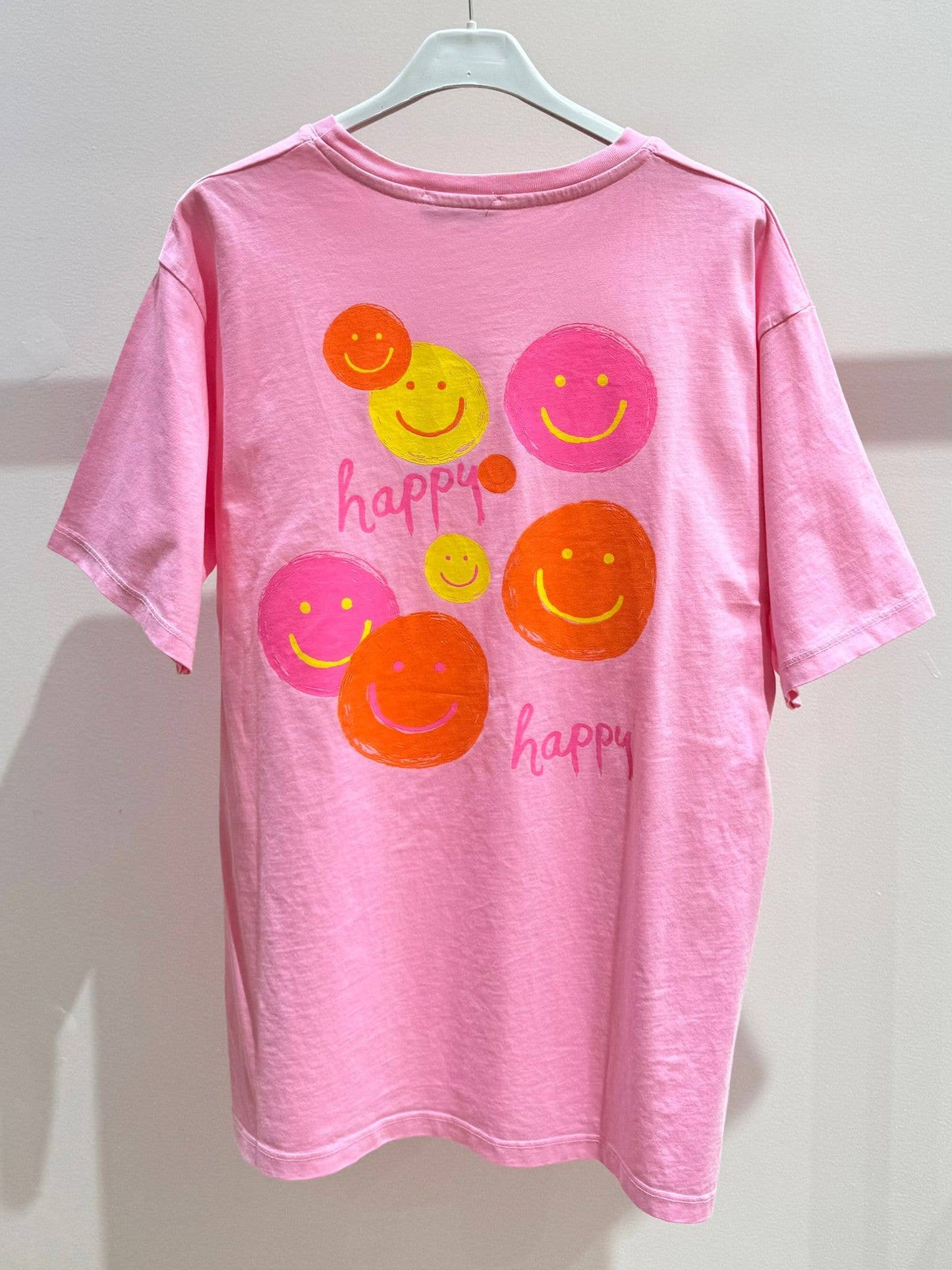 Bedrucktes T‑Shirt Damen Smiley
