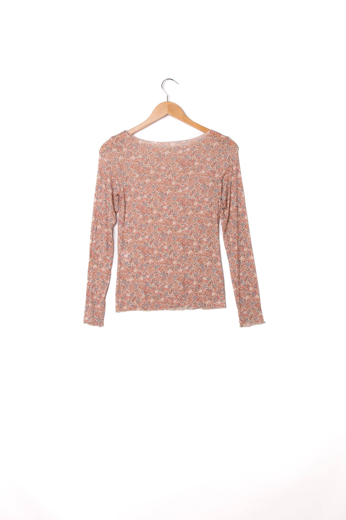 Große Größen Kaschmir-Top mit Liberty-Print