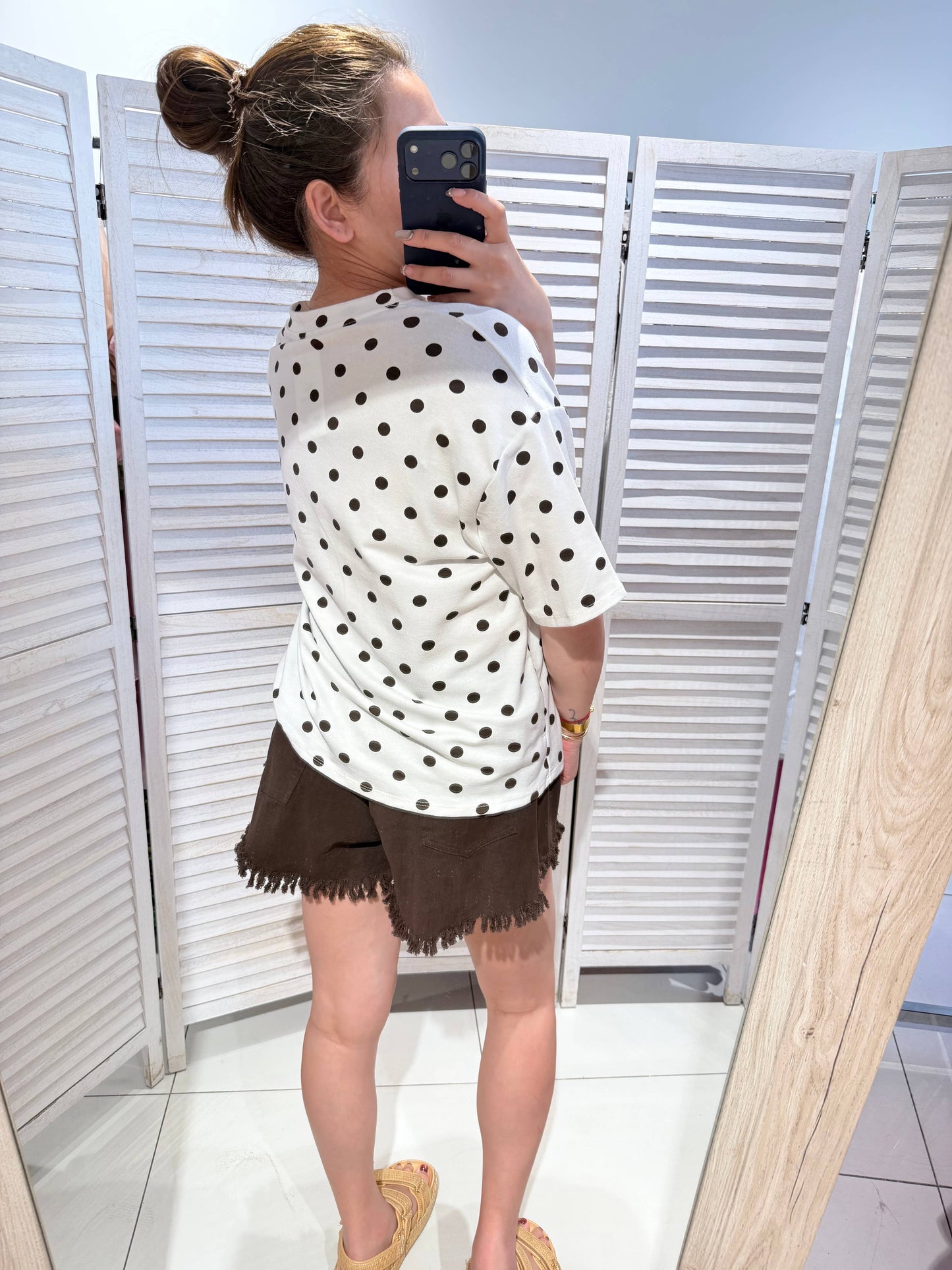 T‑Shirt mit Punkten
