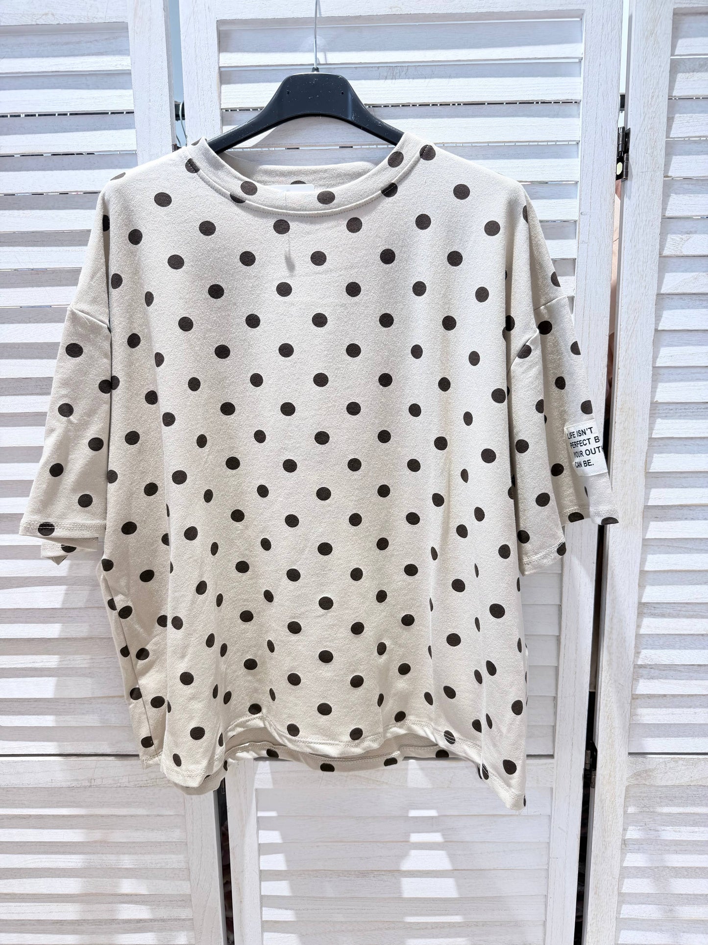 T‑Shirt mit Punkten