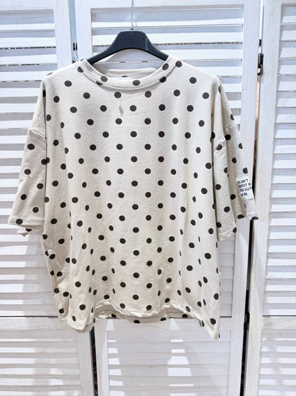 T‑Shirt mit Punkten