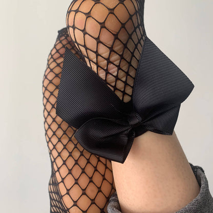 Chloé Netzsocken mit Schleife