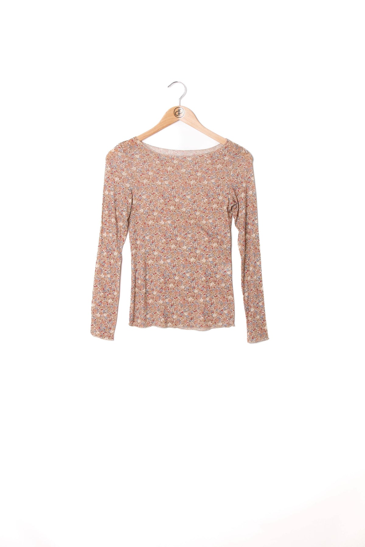 Große Größen Kaschmir-Top mit Liberty-Print