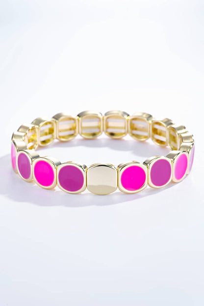 Buntes Armband mit Elastik