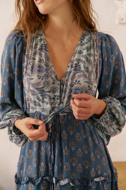 Nico Print Luciana Maxikleid