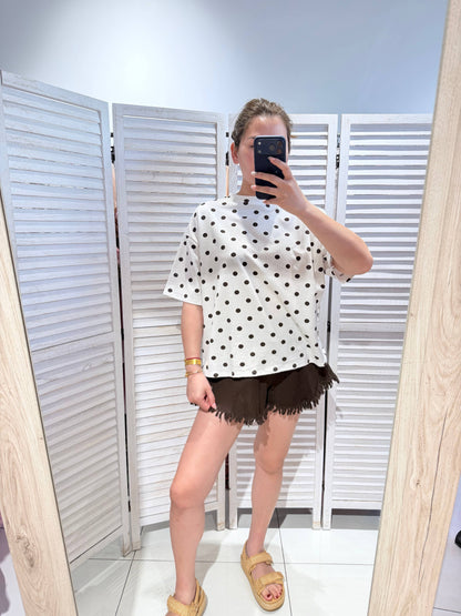 T‑Shirt mit Punkten