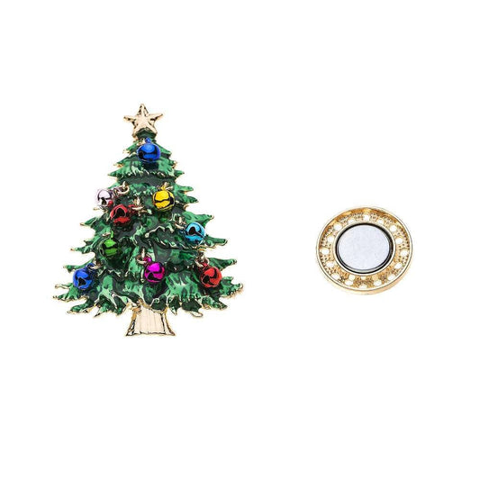 Brosche Magnetbrosche - Weihnachtsbaum