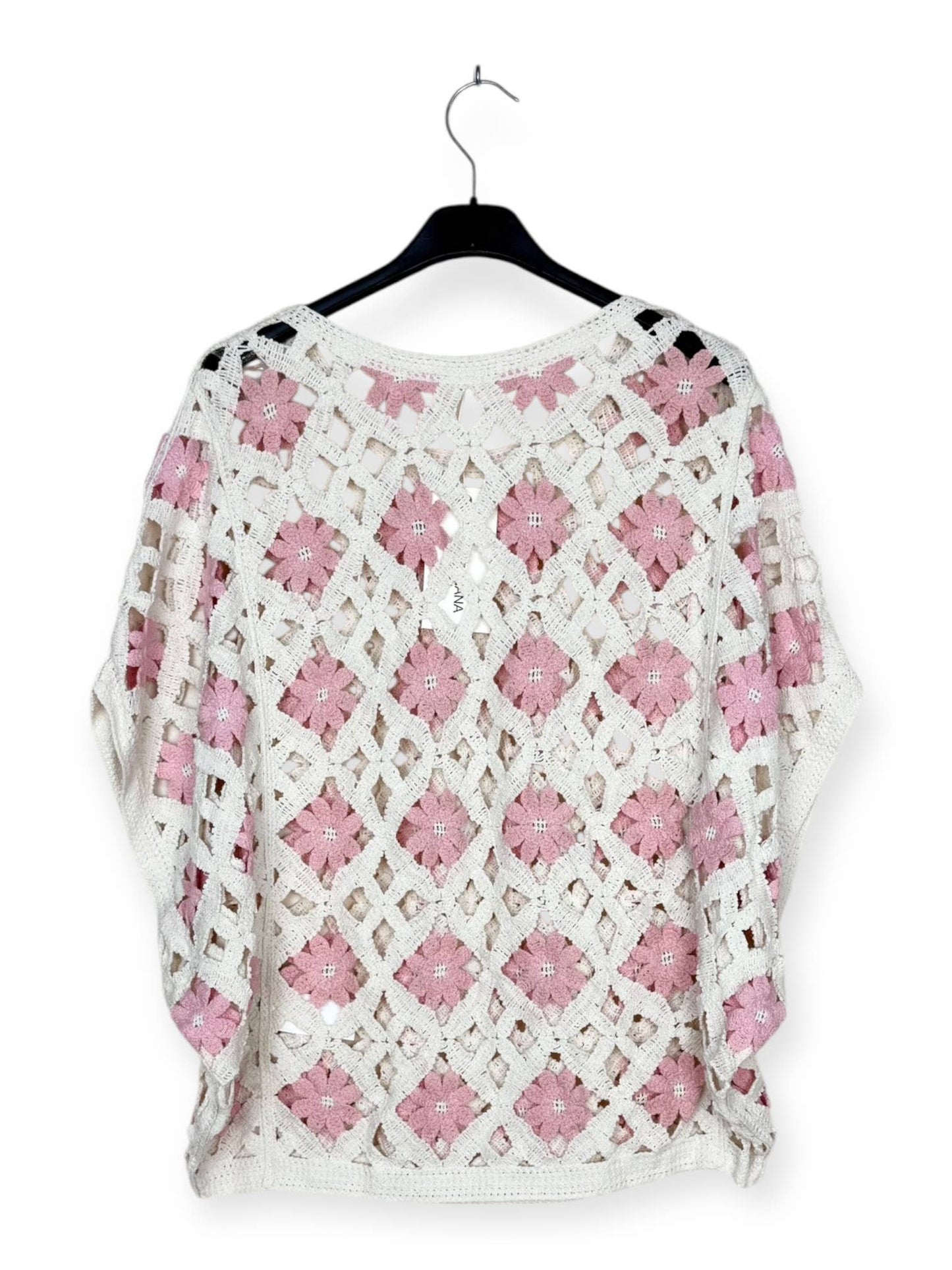Durchbrochenes Top mit Blumenmuster