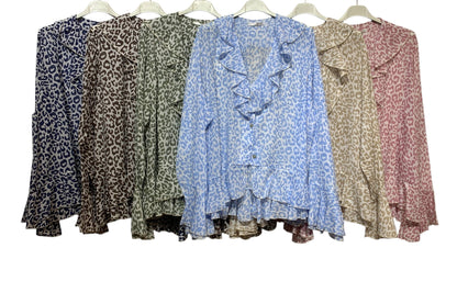 BEDRUCKTE BLUSE