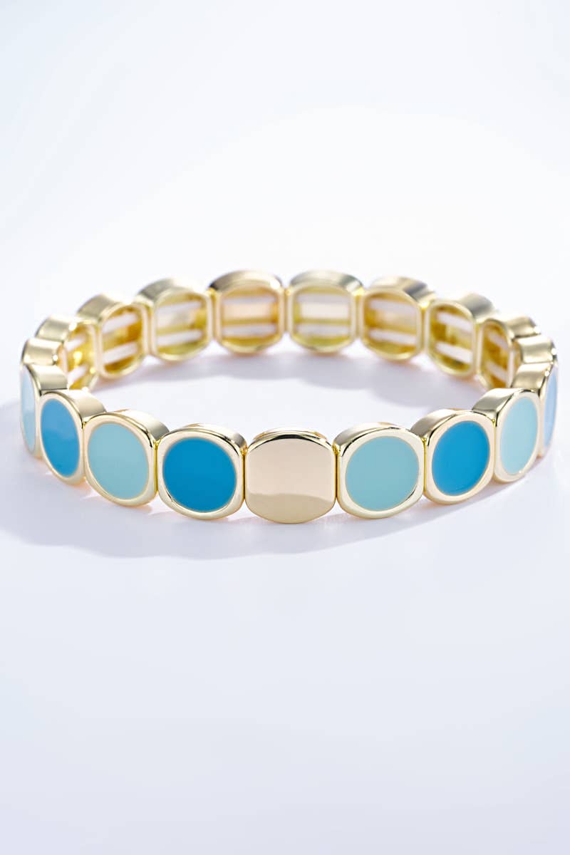 Buntes Armband mit Elastik