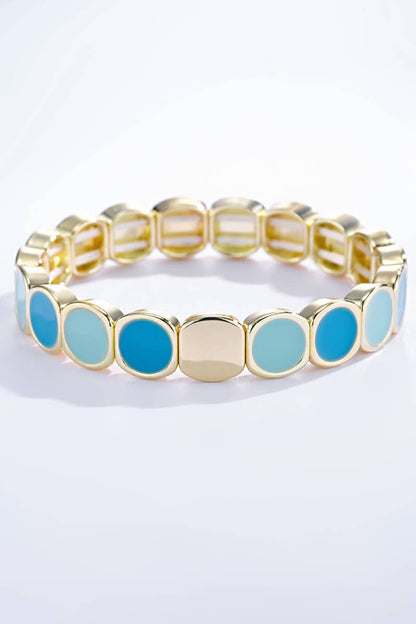 Buntes Armband mit Elastik