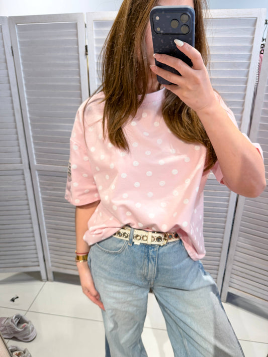 T‑Shirt mit Punkten