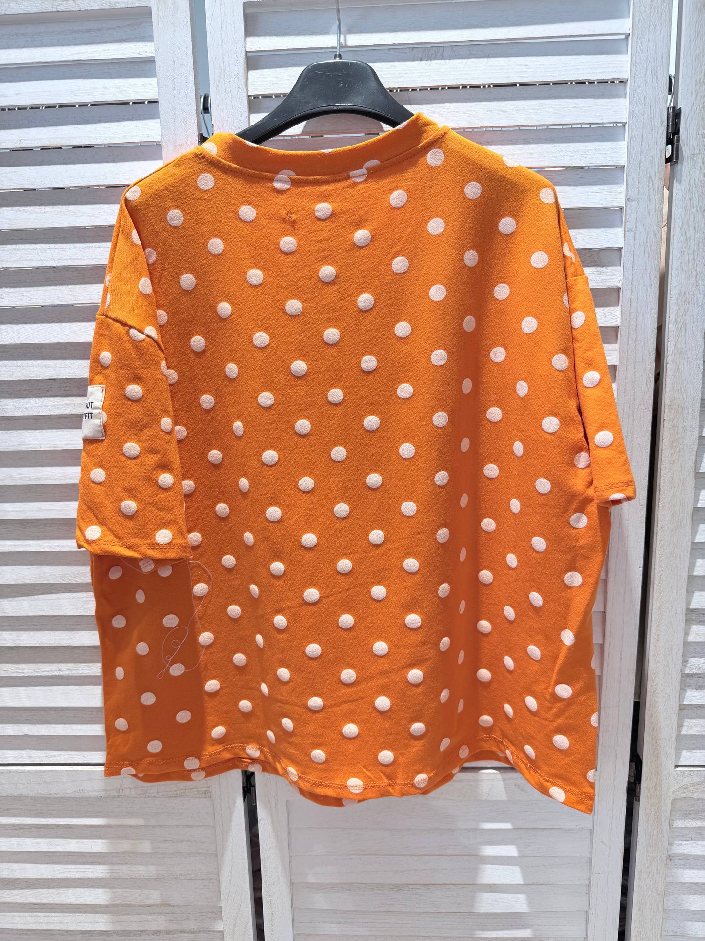 Baumwoll-T-Shirt mit Punkten