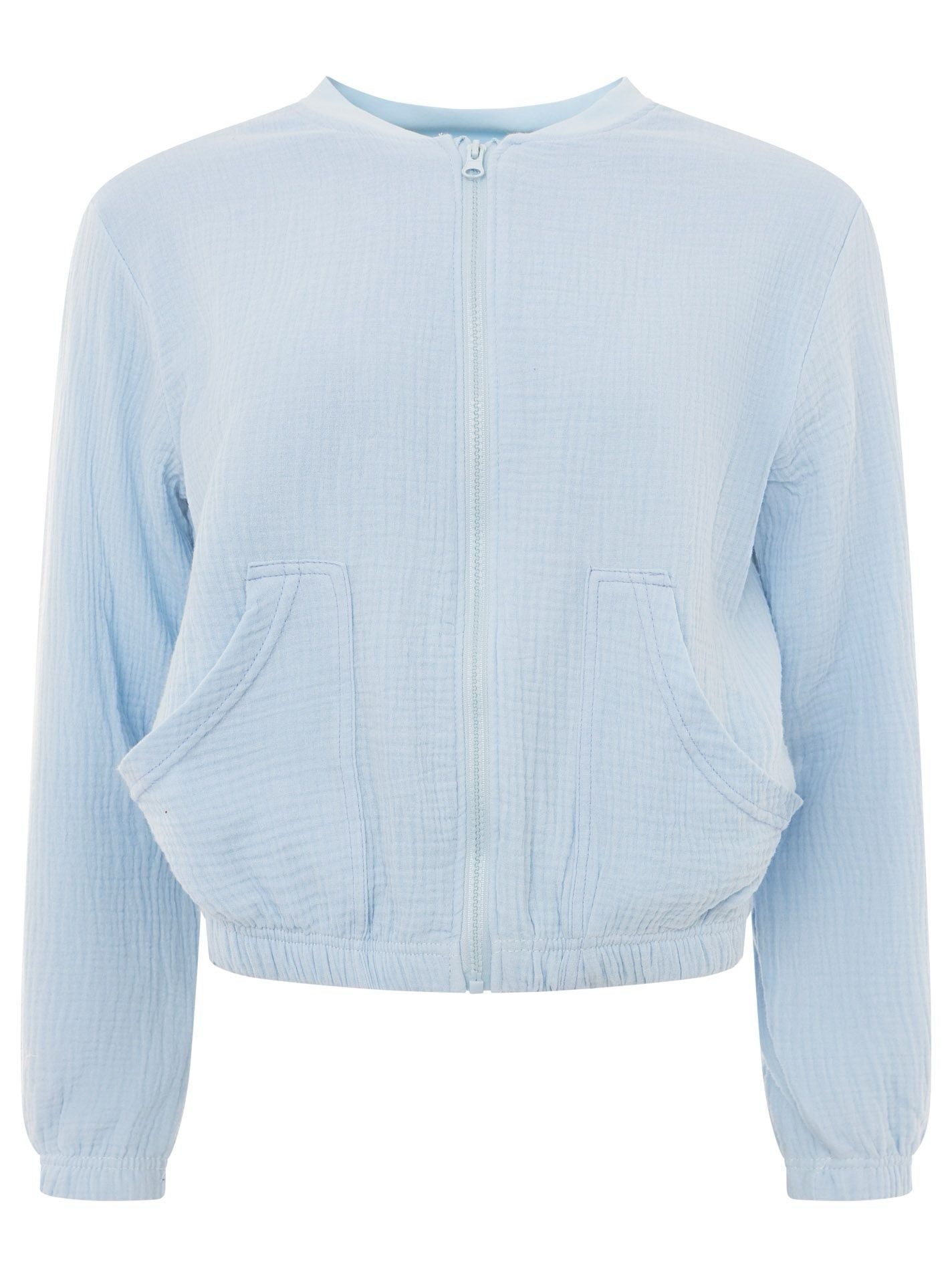 Zipper Jacke "Musselin"