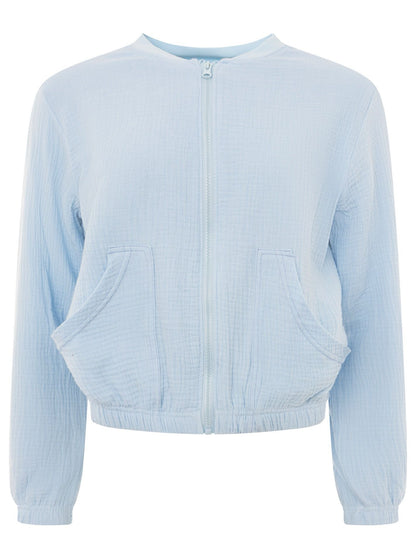 Zipper Jacke "Musselin"
