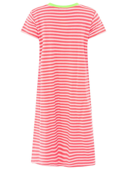Sweat Kleid "Neon Streifen"