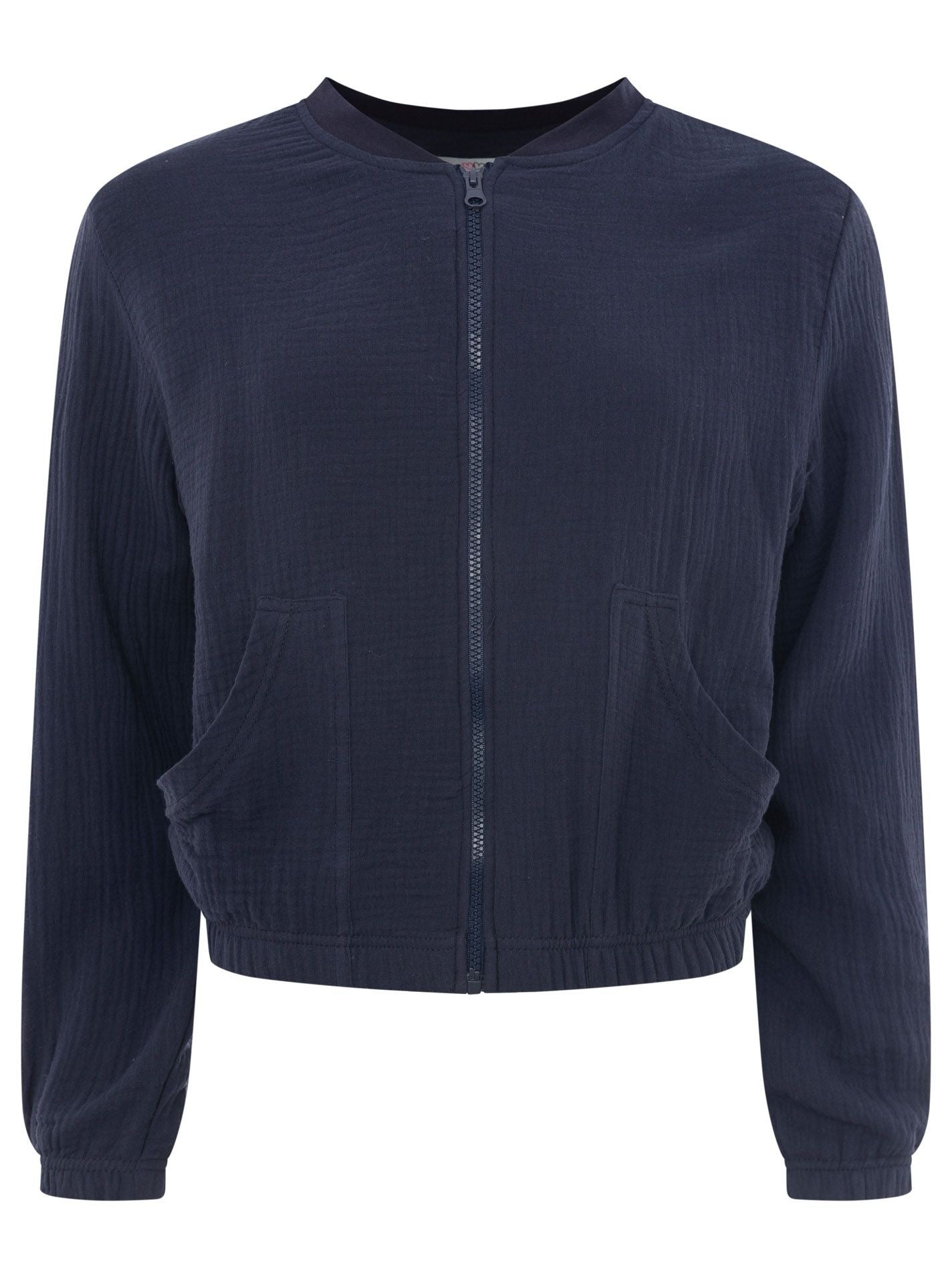 Zipper Jacke "Musselin"