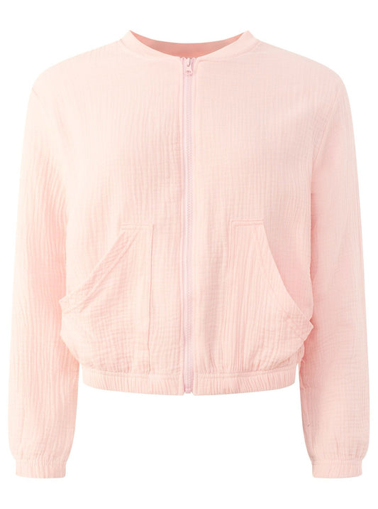 Zipper Jacke "Musselin"