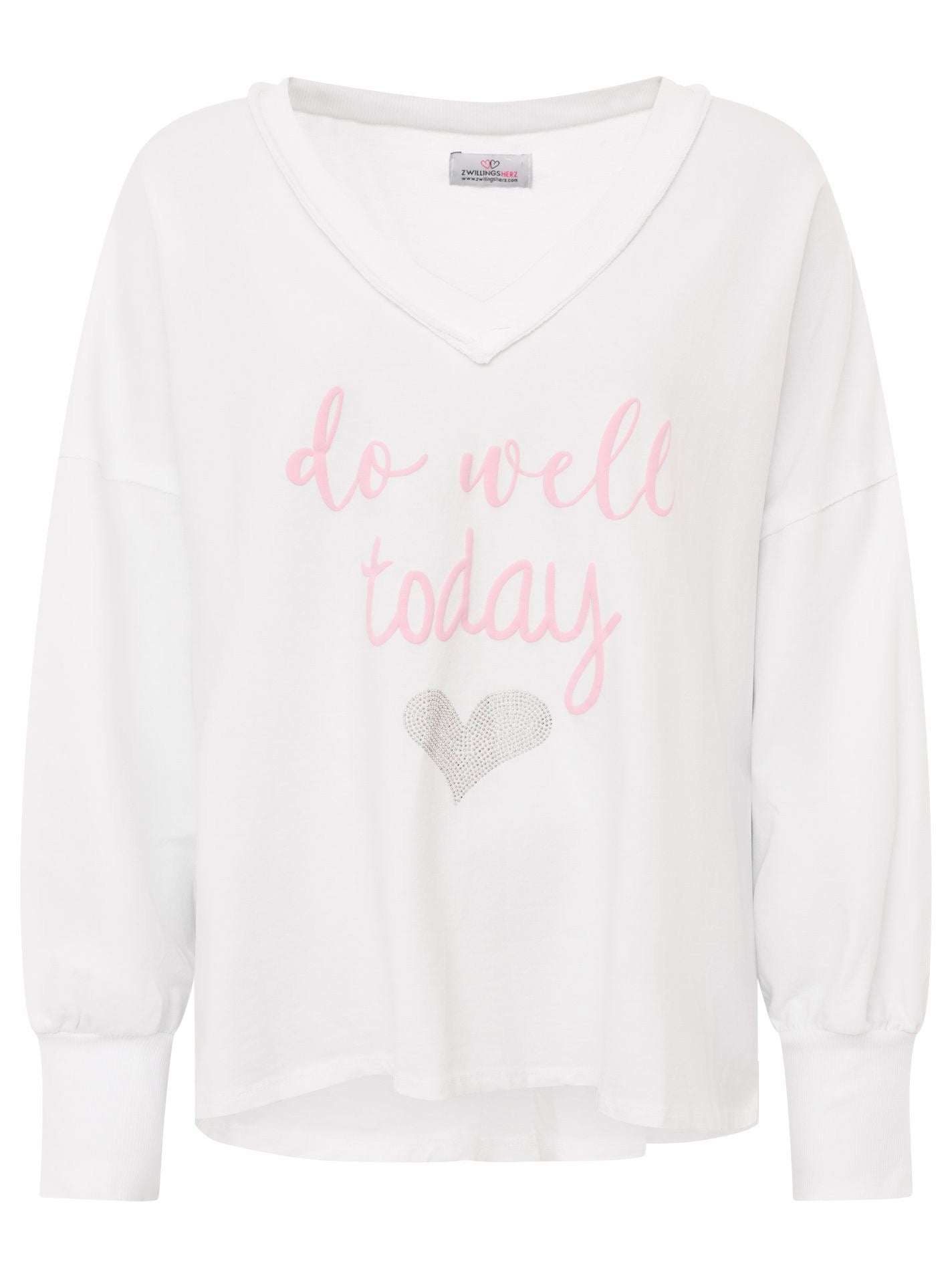 Sweater V-Neck "Do Well"