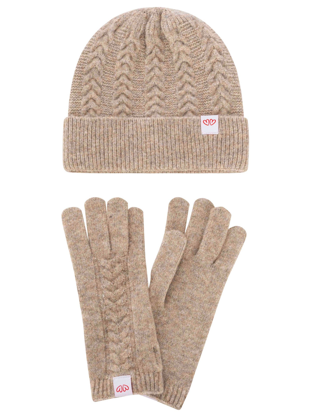 Geschenk Set Mütze & Handschuh