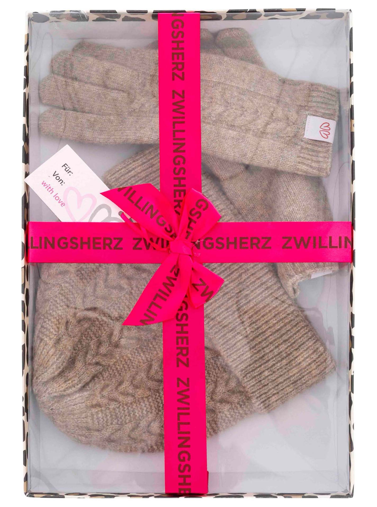 Geschenk Set Mütze & Handschuh